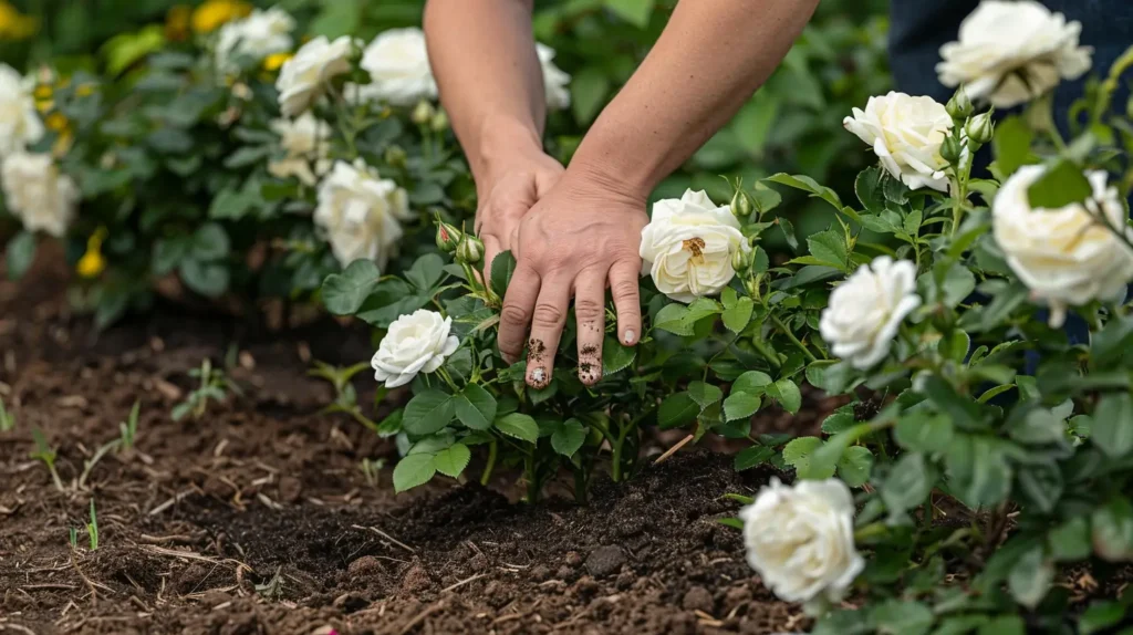 White Shrub Roses Care